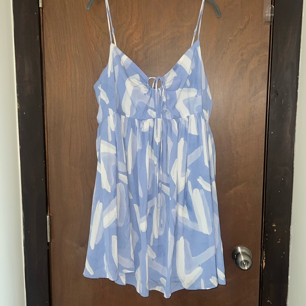 NWOT Abercrombie & Fitch strappy flirty mini dress Sz XL 👗